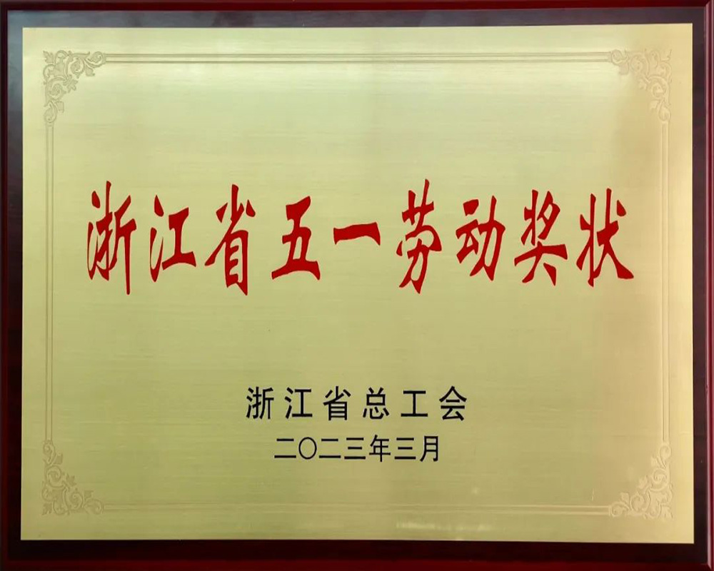 宁波pg电子科技股份有限公司被授予浙江省“五一劳动奖状”(图2)